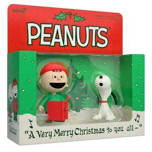 Charlie Brown & Snoopy Caroling (Peanuts) Super7 ReAction Figures